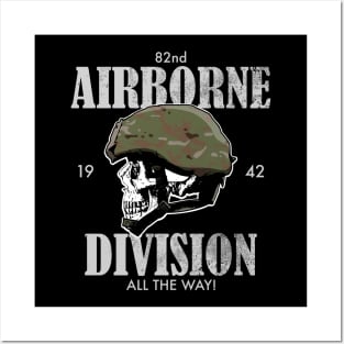 82nd Airborne Division (distressed) Posters and Art